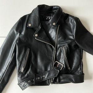 Faux Leather Zara Biker Jacket
